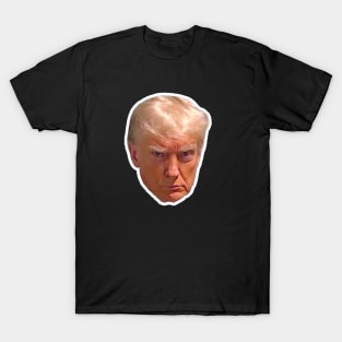 Donald Trump Mugshot Photo Floating Head T-Shirt